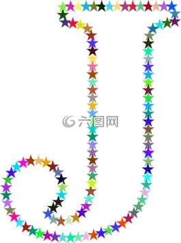 星星,多彩,棱柱形