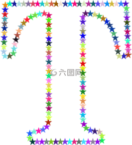 星星,多彩,棱柱形