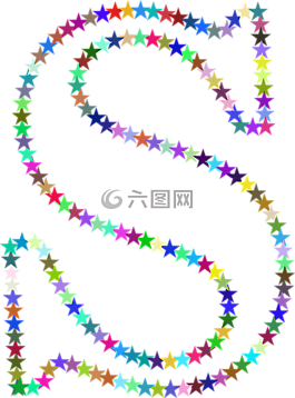 星星,多彩,棱柱形