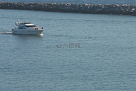 海,纽波特,海滩