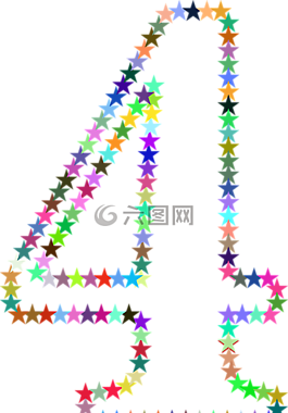 星星,多彩,棱柱形