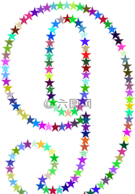 星星,多彩,棱柱形