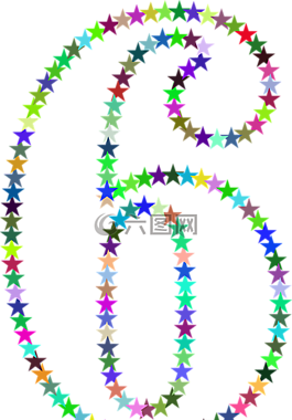 星星,多彩,棱柱形