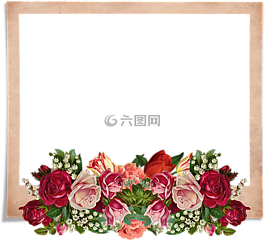 框架的玫瑰,釀酒,花束