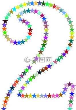 星星,多彩,棱柱形