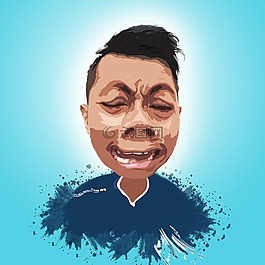 肖像,年轻,脸