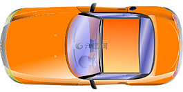 車,車輛,橙色