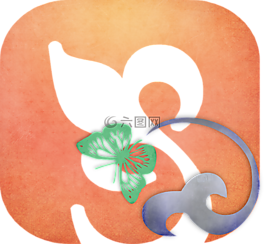 設(shè)計,蝴蝶,花的