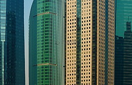 天際線,摩天大樓,摩天樓