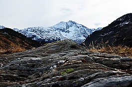 雪,阿爾卑斯山,天空