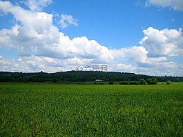 房子,原野,景觀