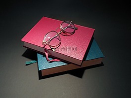 圖書,讀取,眼鏡
