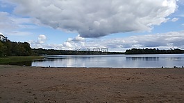 湖,沙,海灘