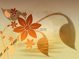 植物群,鮮花,背景