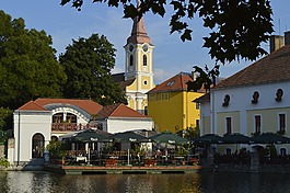 tapolca,磨房池塘,酒店凯碧