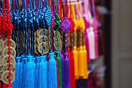 唐人街,中国新的一年,装饰