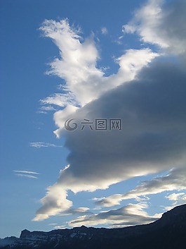 云計(jì)算,天空,藍(lán)色