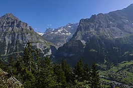 eiger 北臉,公路,瑞士阿爾卑斯山
