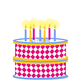 剪貼畫,生日,蛋糕