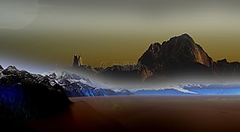 幻想,世界,旅行