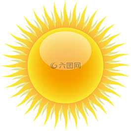 太陽,熱,黃色