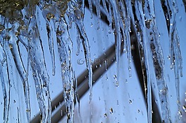 冰,冰柱,露水