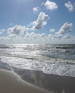海,北海,天空