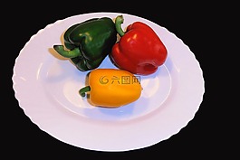辣椒粉,甜椒,紅色