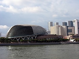 新加坡濱海藝術(shù)中心,大榴蓮,建設(shè)