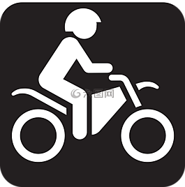 摩托車,頭盔,火柴人