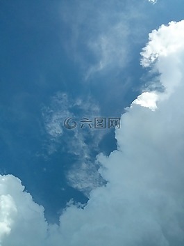 天空,云,藍(lán)色的天空