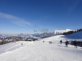 oestrreich,冬天,山