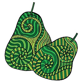 梨,水果,食品