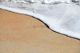 沙,水,自然