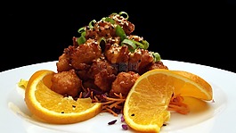 蝦,橙色,甲殼動物