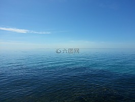 藍(lán)色,海洋,水