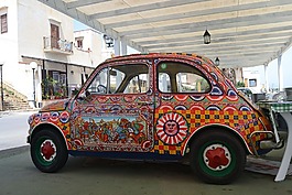西西里,車,意大利