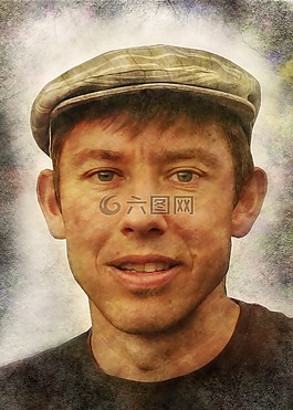 男子,帽,人