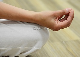 打坐,手指,保持