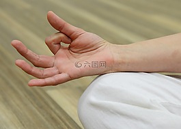 手指,保持,打坐