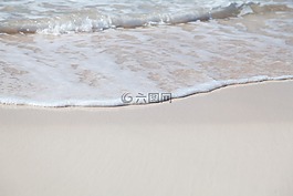 海灘,海岸,泡沫