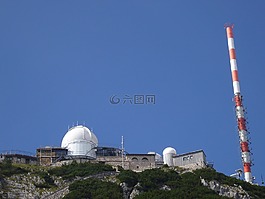 wendelstein,山,天空