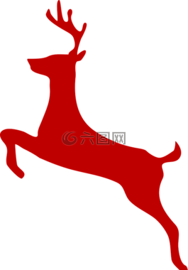 馴鹿,跳,圣誕節(jié)