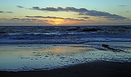 abendstimmung,日落,海