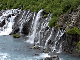 冰島,瀑布,源