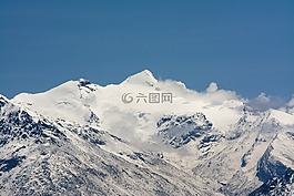 山,天空,春