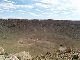 火山口,流星,天文學