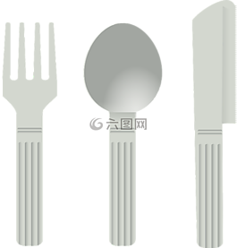 餐具,叉,勺子