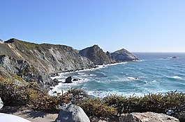 海,波,海岸