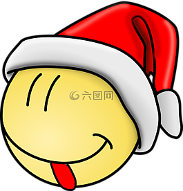 笑臉,圣誕老人,舌頭